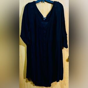 Torrid Classic Black Midi Dress